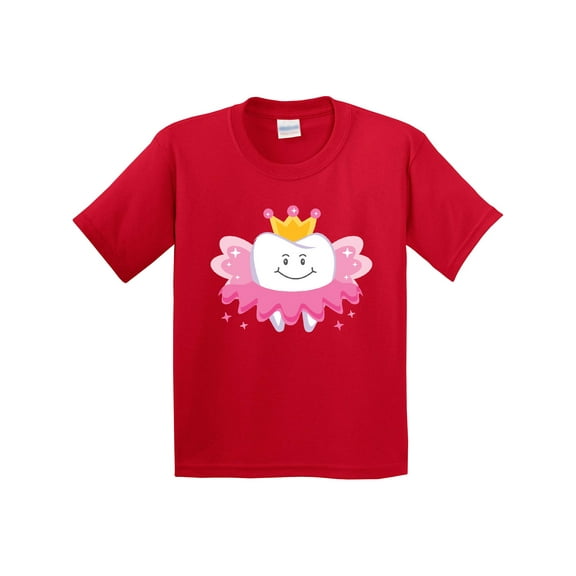 Inktastic Tooth Fairy Girls Pink Youth T-Shirt