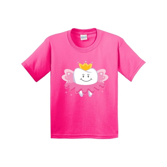 Inktastic Tooth Fairy Girls Pink Youth T-Shirt
