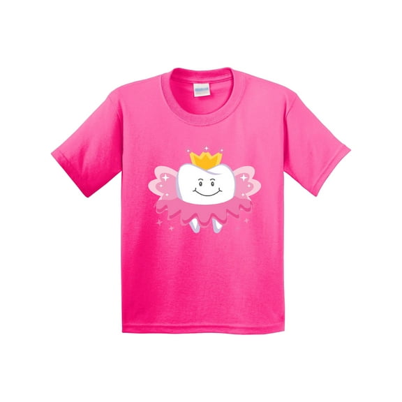 Inktastic Tooth Fairy Girls Pink Youth T-Shirt