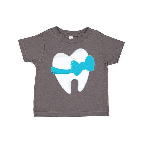 Inktastic Tooth with a bow Boys or Girls Toddler T-Shirt