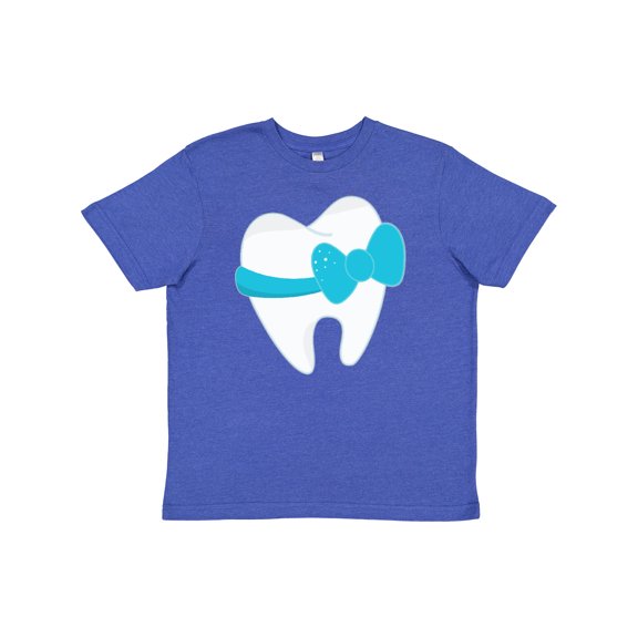 Inktastic Tooth with a Bow Youth T-Shirt
