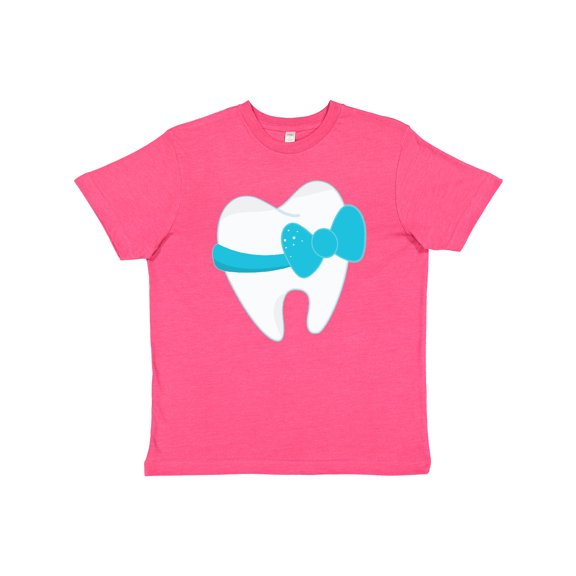 Inktastic Tooth with a Bow Youth T-Shirt