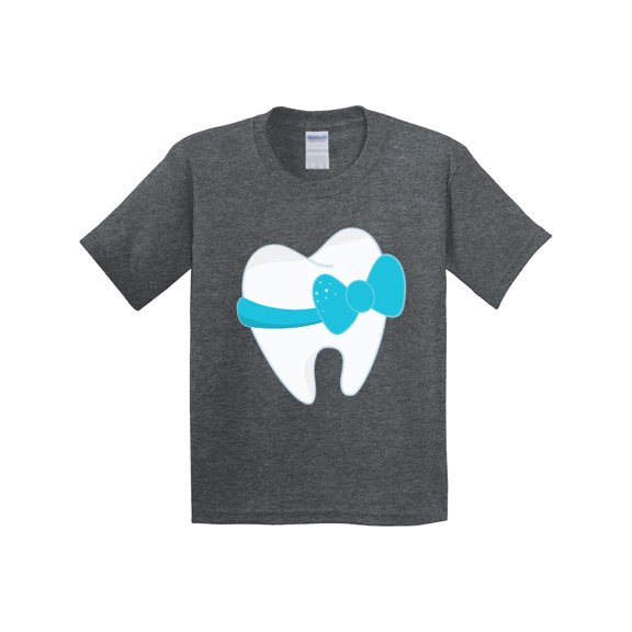 Inktastic Tooth with a Bow Youth T-Shirt