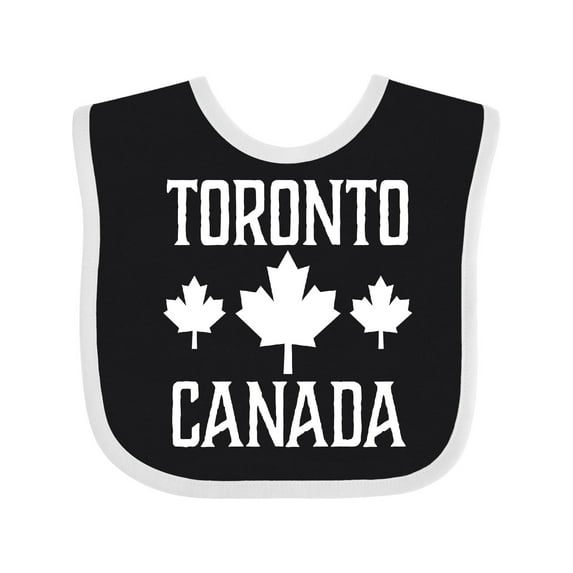 Inktastic Toronto Canada Boys or Girls Baby Bib