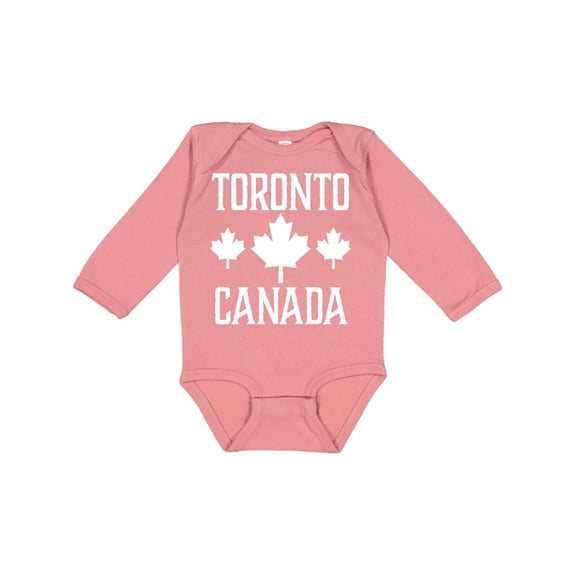 Inktastic Toronto Canada Gift Boys or Girls Long Sleeve Baby Bodysuit