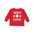 thumbnail image 1 of Inktastic Toronto Canada Boys or Girls Long Sleeve Toddler T-Shirt, 1 of 5