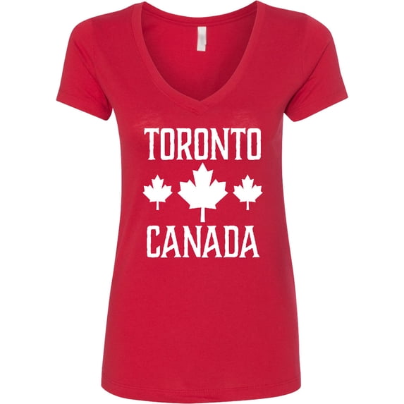 Inktastic Toronto Canada Women's V-Neck T-Shirt