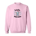 thumbnail image 1 of Inktastic Totally Adorable Baby Elephant Adult Sweatshirt, 1 of 4