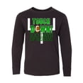 thumbnail image 1 of Inktastic Touchdown 100 Days of School Long Sleeve Youth T-Shirt, 1 of 5