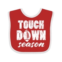 Inktastic Touchdown Season Football Boys or Girls Baby Bib