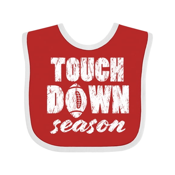 Inktastic Touchdown Season Football Boys or Girls Baby Bib