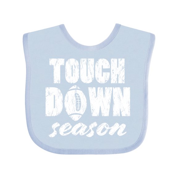 Inktastic Touchdown Season Football Boys or Girls Baby Bib