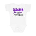 thumbnail image 1 of Inktastic Tougher Than Cystic Fibrosis Boys or Girls Baby Bodysuit, 1 of 5