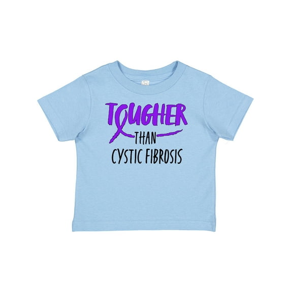 Inktastic Tougher Than Cystic Fibrosis Boys or Girls Baby T-Shirt