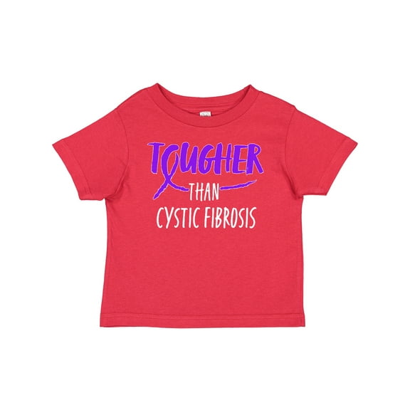Inktastic Tougher Than Cystic Fibrosis Boys or Girls Baby T-Shirt