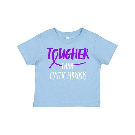 Inktastic Tougher Than Cystic Fibrosis Boys or Girls Toddler T-Shirt