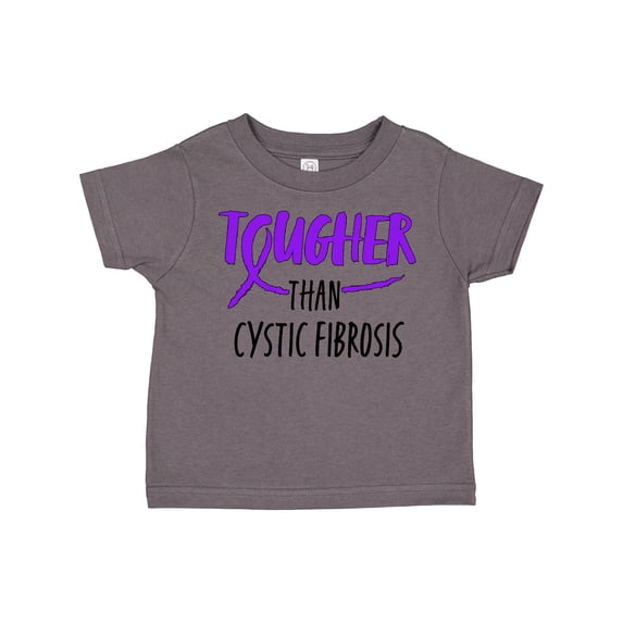 Inktastic Tougher Than Cystic Fibrosis Boys or Girls Toddler T-Shirt