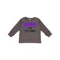 thumbnail image 1 of Inktastic Tougher than Cystic Fibrosis Boys or Girls Long Sleeve Toddler T-Shirt, 1 of 5
