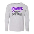thumbnail image 1 of Inktastic Tougher than Cystic Fibrosis Long Sleeve Youth T-Shirt, 1 of 5