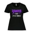 thumbnail image 1 of Inktastic Tougher than Cystic Fibrosis Women's Plus Size T-Shirt, 1 of 5