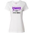 thumbnail image 1 of Inktastic Tougher than Cystic Fibrosis Women's T-Shirt, 1 of 5