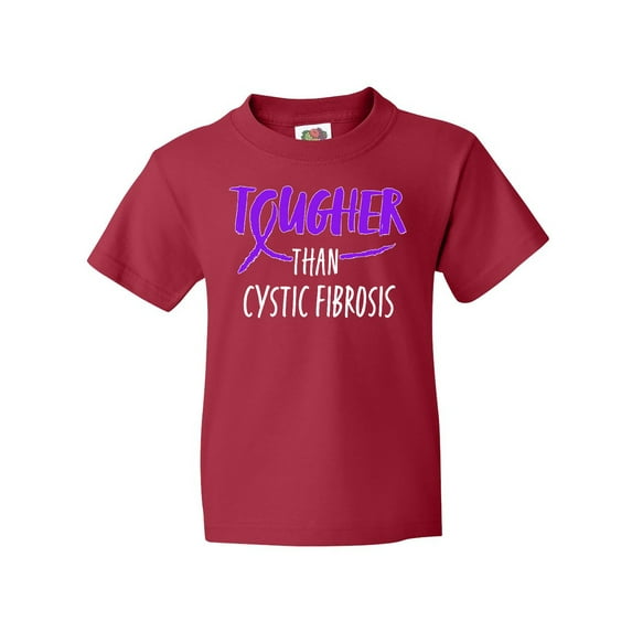 Inktastic Tougher than Cystic Fibrosis Youth T-Shirt