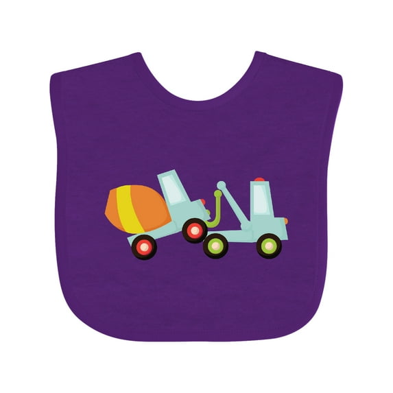 Inktastic Tow Truck Construction Boys Baby Bib