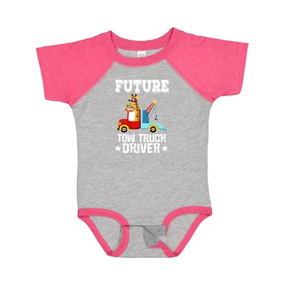 Inktastic Tow Truck Driver Future Boys Baby Bodysuit