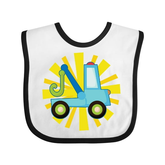 Inktastic Tow Truck Lover Boys or Girls Baby Bib