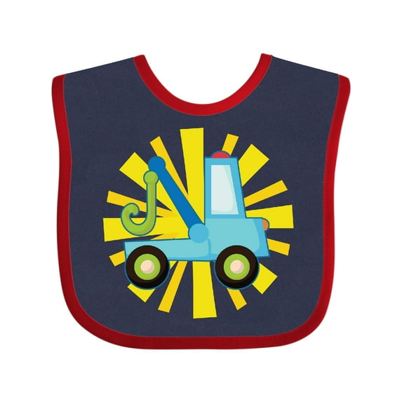 Inktastic Tow Truck Lover Boys or Girls Baby Bib