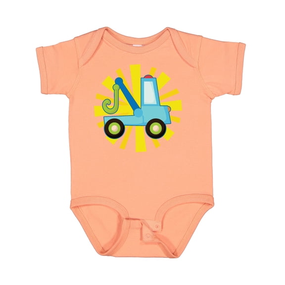 Inktastic Tow Truck Lover Boys or Girls Baby Bodysuit