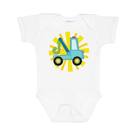 Inktastic Tow Truck Lover Boys or Girls Baby Bodysuit