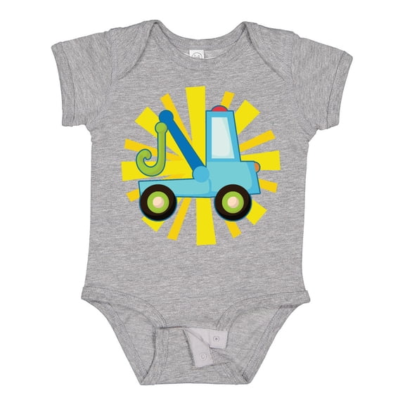 Inktastic Tow Truck Lover Boys or Girls Baby Bodysuit