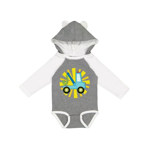 Inktastic Tow Truck Lover Boys or Girls Long Sleeve Baby Bodysuit