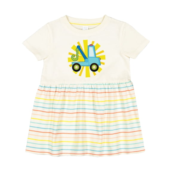 Inktastic Tow Truck Lover Girls Baby Dress