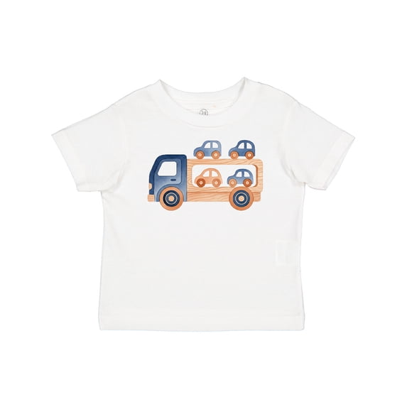 Inktastic Toy Car Carrier Truck Illustration Boys Baby T-Shirt