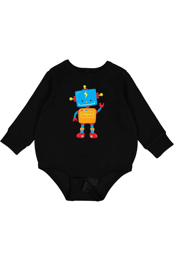 Toy Robot Baby Fleece Bodysuit