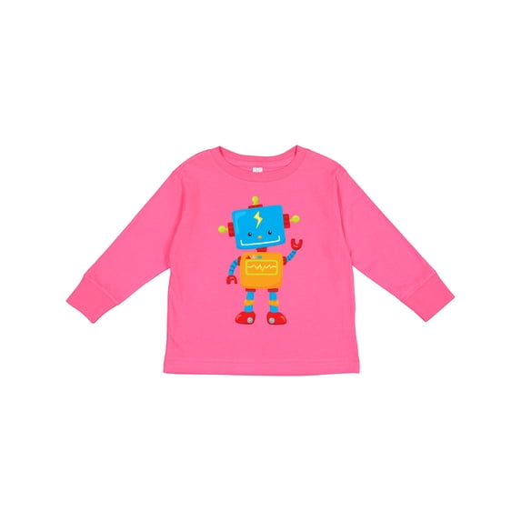 Inktastic Toy Robot Boys or Girls Long Sleeve Toddler T-Shirt