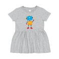 thumbnail image 1 of Inktastic Toy Robot Girls Baby Dress, 1 of 5