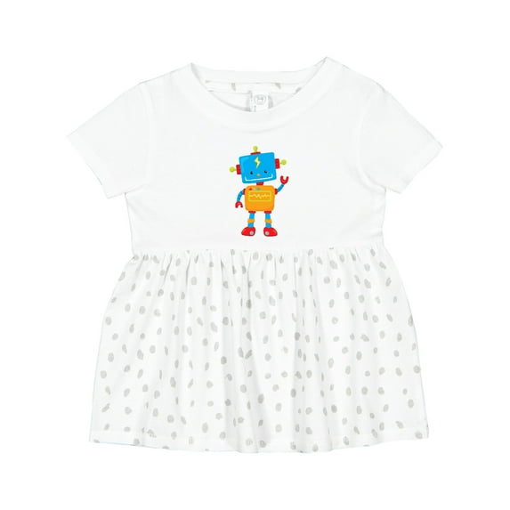 Inktastic Toy Robot Girls Baby Dress