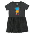 thumbnail image 1 of Inktastic Toy Robot Girls Toddler Dress, 1 of 5