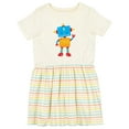 thumbnail image 1 of Inktastic Toy Robot Girls Toddler Dress, 1 of 5
