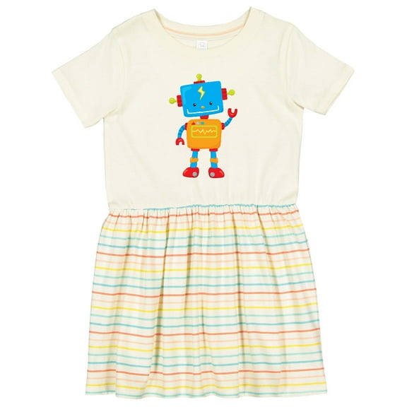 Inktastic Toy Robot Girls Toddler Dress