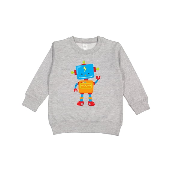 Inktastic Cute Robot, Colorful Robot, Funny Robot, Robotics Toddler Sweatshirt