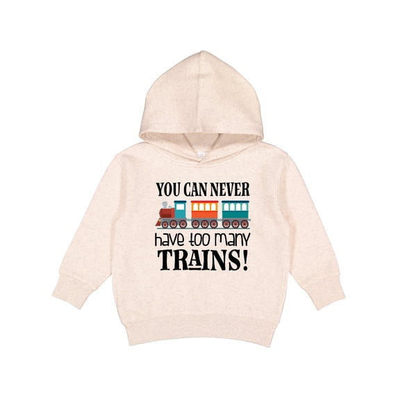 Inktastic Toy Train Never Have Too Many Trains Toddler Hoodie