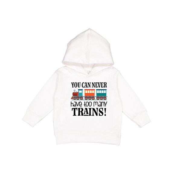 Inktastic Toy Train Never Have Too Many Trains Toddler Hoodie