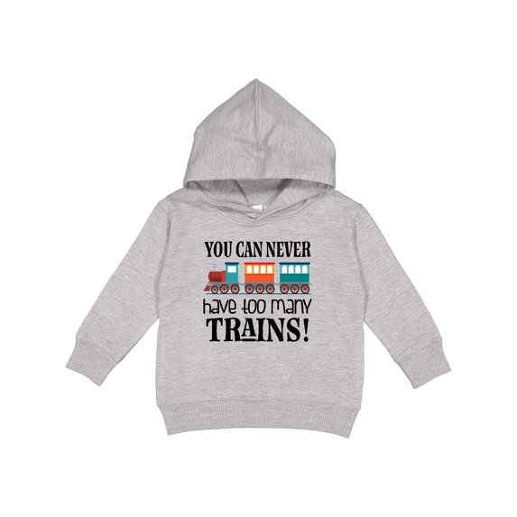 Inktastic Toy Train Never Have Too Many Trains Toddler Hoodie