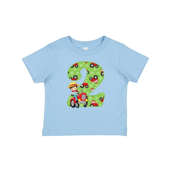 Inktastic Tractor Boy 2nd Birthday Boys Baby T-Shirt