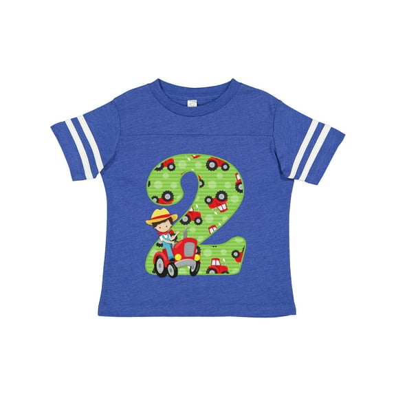 Inktastic Tractor Boy 2nd Birthday Boys Toddler T-Shirt