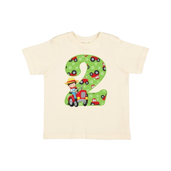 Inktastic Tractor Boy 2nd Birthday Boys Toddler T-Shirt